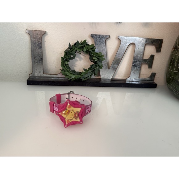 Hello Kitty Pink Girls Bezel Digital‎ Watch Vtg 2003 Rhinestones Needs Battery - Picture 13 of 16